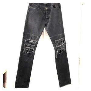 ZARA Black Moto Jeans 👖